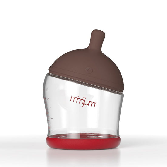 not so hungry (4oz) baby bottle - darker nipple